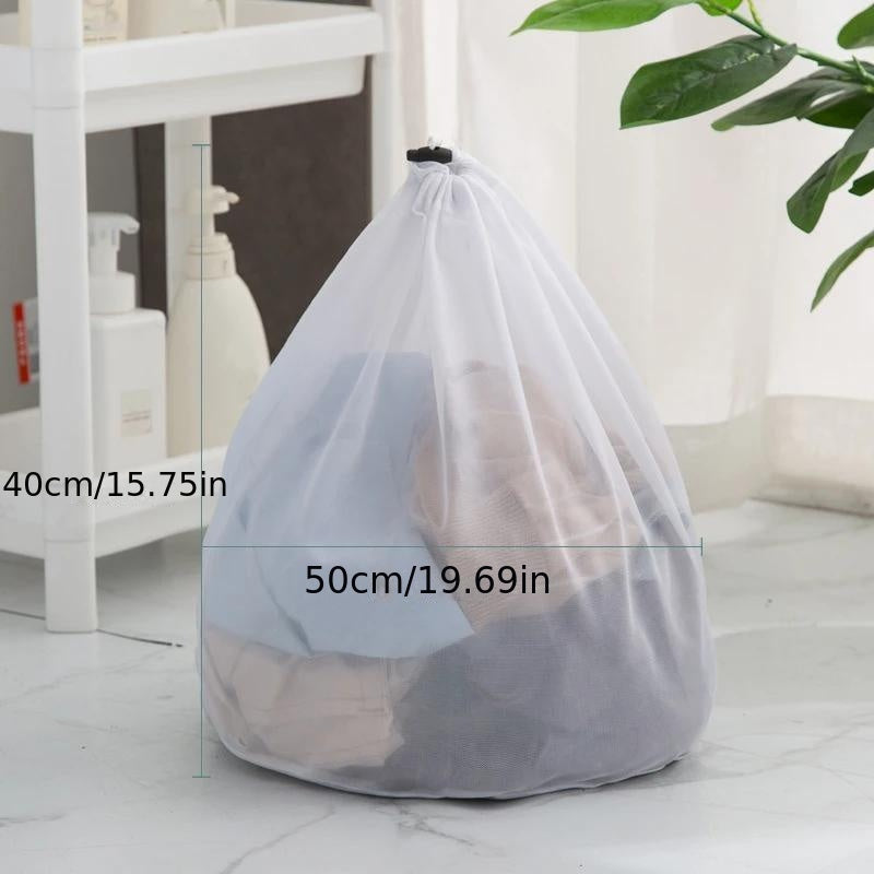 Durable Mesh Laundry Bag with Drawstring Closure - Multi-Purpose Organizer for Delicates, Undergarments, Socks & More - Ideal for Home, Dorms, and Travel