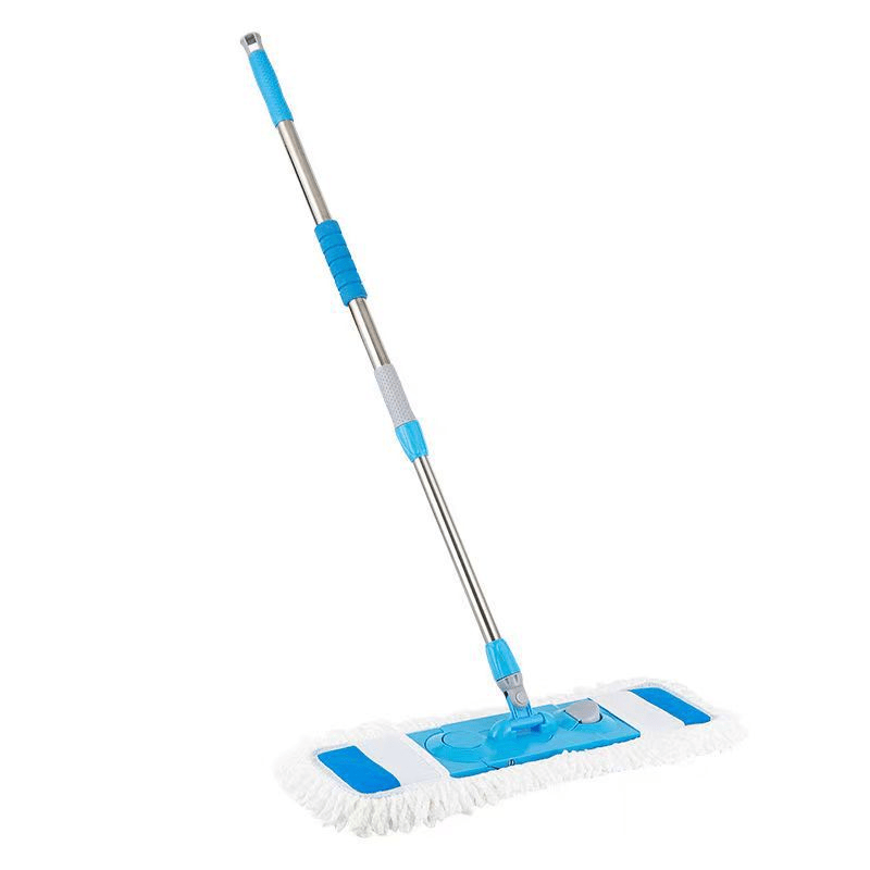 Extra Large 65.0cm Flat Mop with Extended Handle, Wide Microfiber Cloth, 360-Degree Flexible Head - Dual-Use Wet and Dry Floor Mop for Living Room, Bedroom, Toilet, Kitchen, and Floor Cleaning - 1 Piece