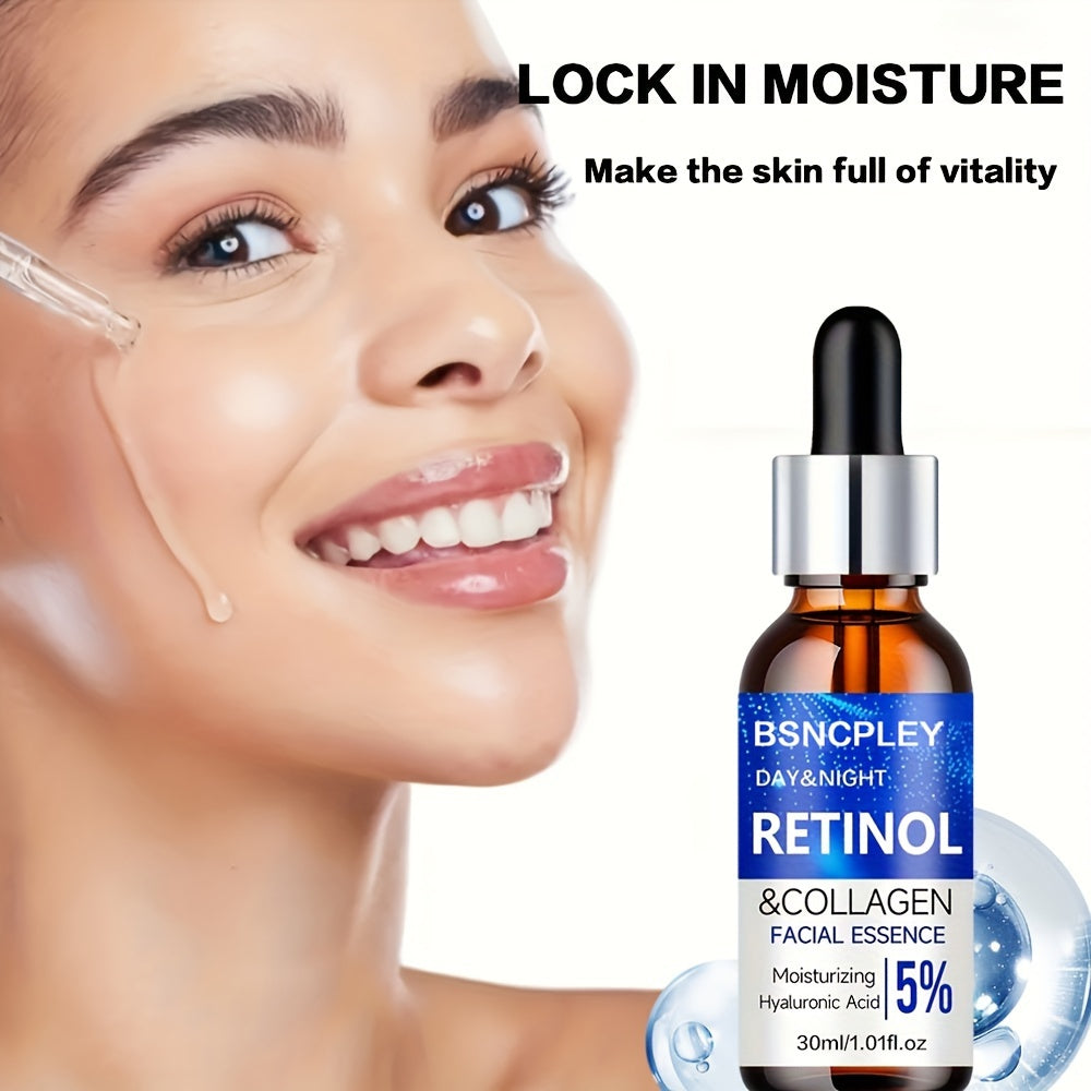 Alcohol-free Retinol & Collagen Firming Cream and Hydrating Serum Set suitable for all skin types.