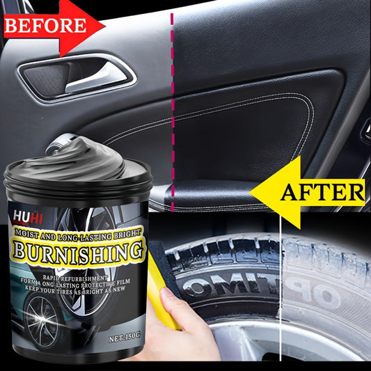 Universal Plastic Restoration Agent for cars, suitable for multiple models, with Nano Crystal Formula for interior maintenance and tire coating.