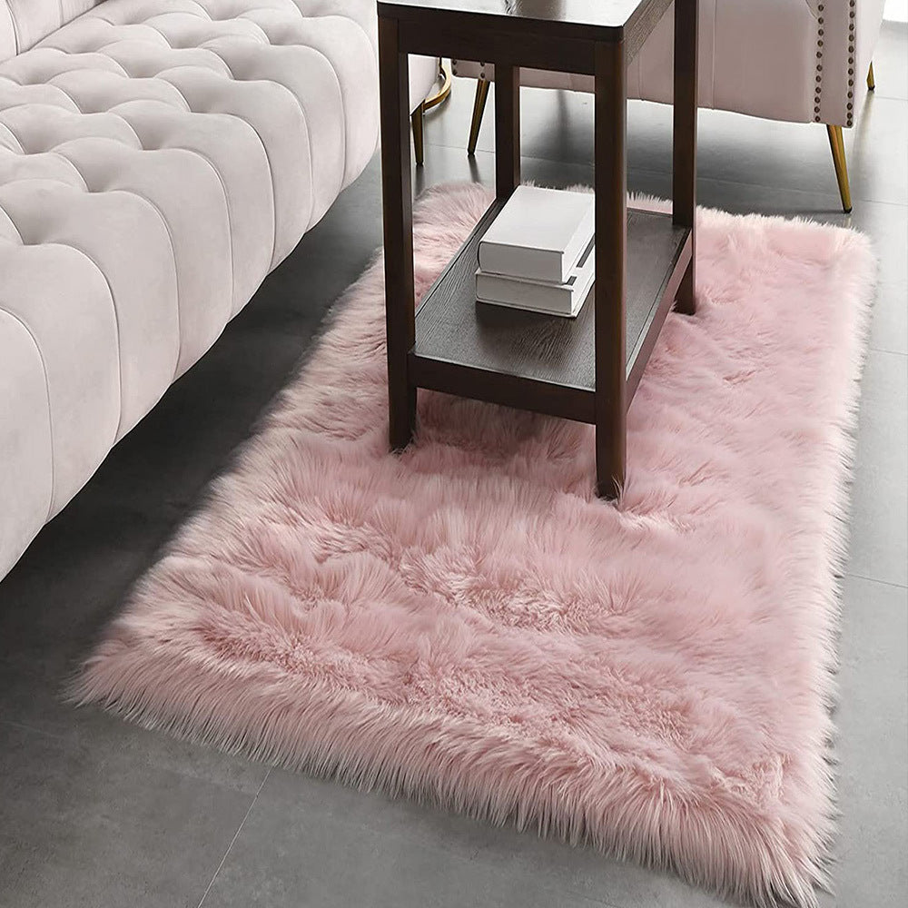 Plush Carpet Rug Perfect for Home Decor - Luxuriously Soft and Fluffy for Any Room in Your House