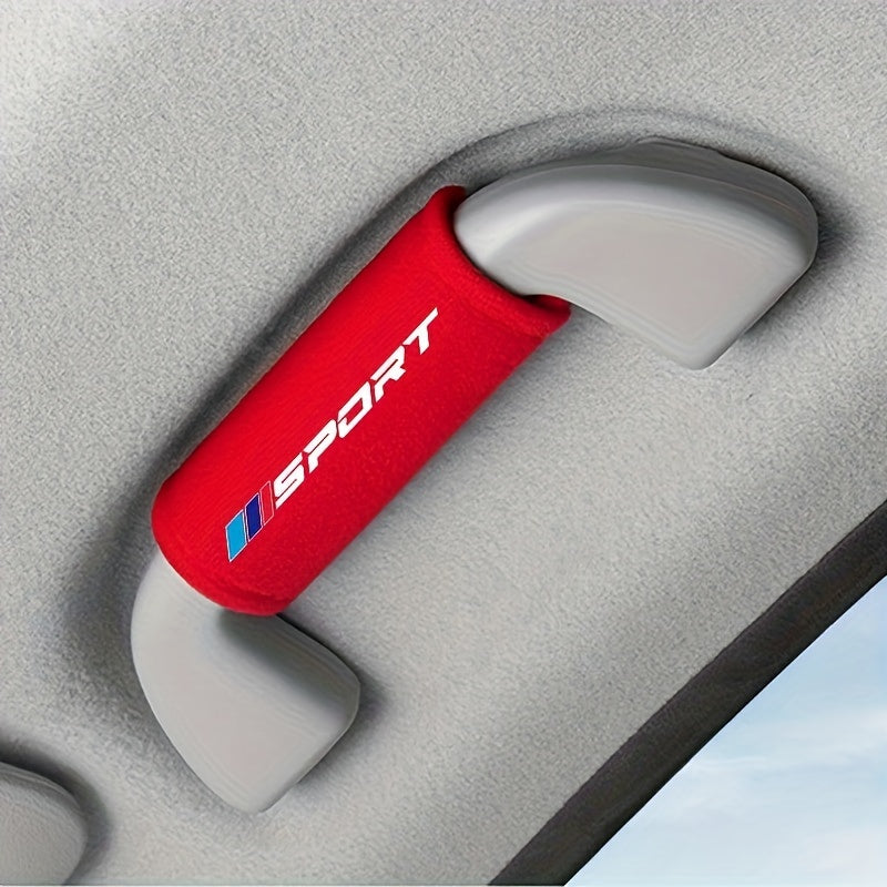 Soft-touch car door handle covers for BMW models with easy installation and non-slip grip.