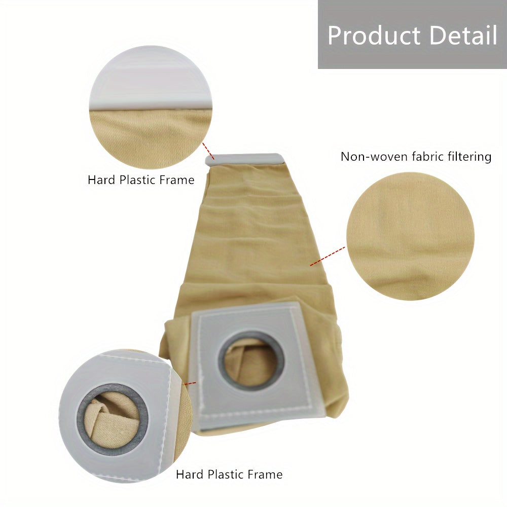 Compatible with Nilfisk GU 305, 305-DUAL, 355, 355-DUAL, 455-DUAL CarpetMaster Spectrum S12, D12, S15, D15 vacuum cleaner parts, this HEPA filter dust bag is a replacement for #1471059500 vacuum cleaner.