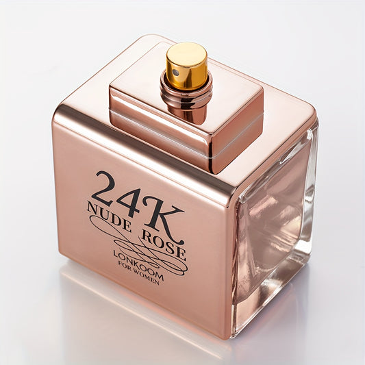 3.38oz Eau De Parfum for Women with refreshing, long-lasting floral fragrance. Ideal for dating and daily wear, perfect gift for her.