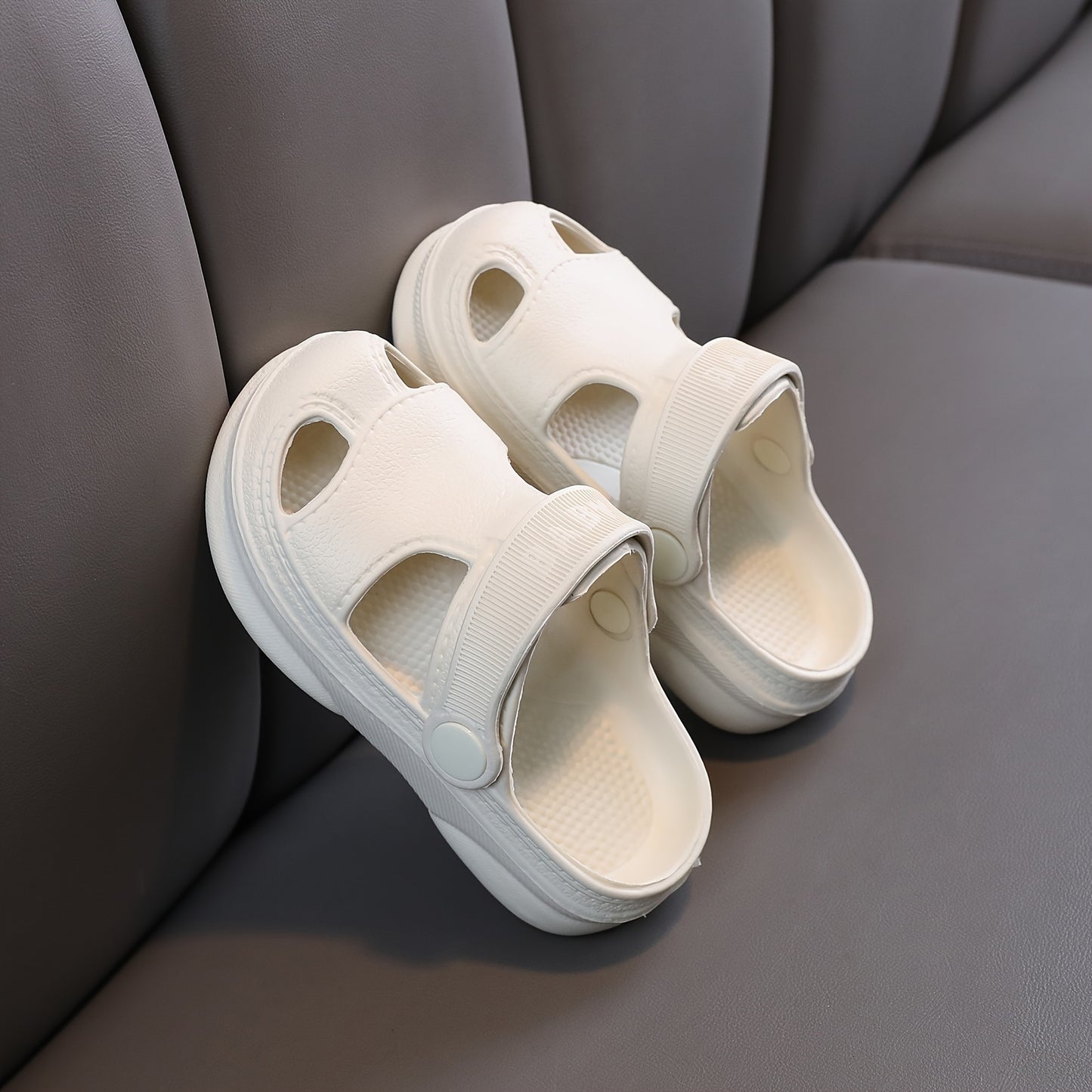 Kids' Summer Slip-On Sandals - Breathable EVA Material, Non-Slip Sole, Ideal for Indoor/Outdoor Wear.