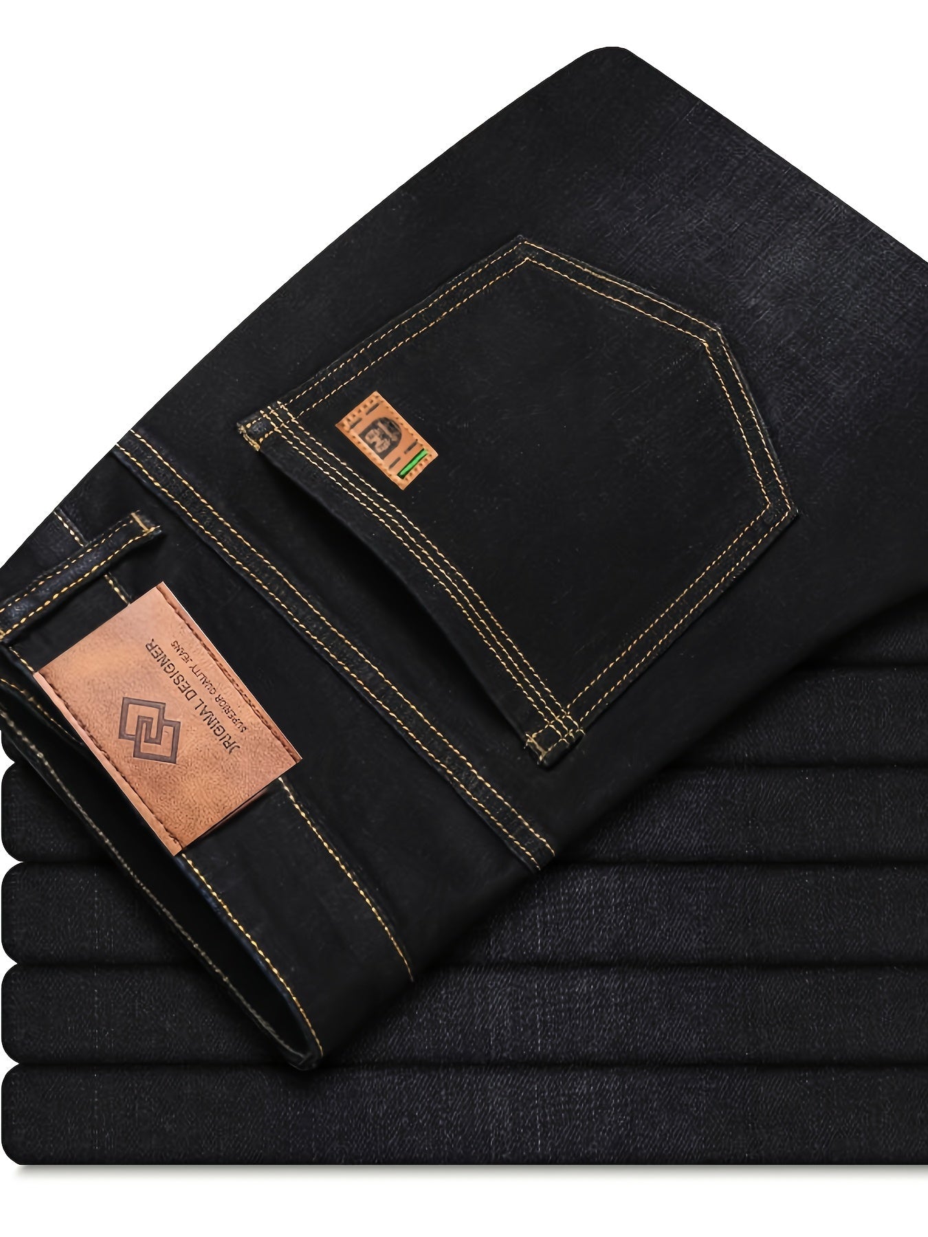 Classic design men's jeans for daily wear in all seasons