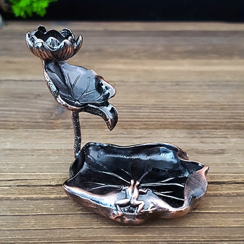 Elevate your home decor with our beautiful Lotus Backflow Incense Burner!