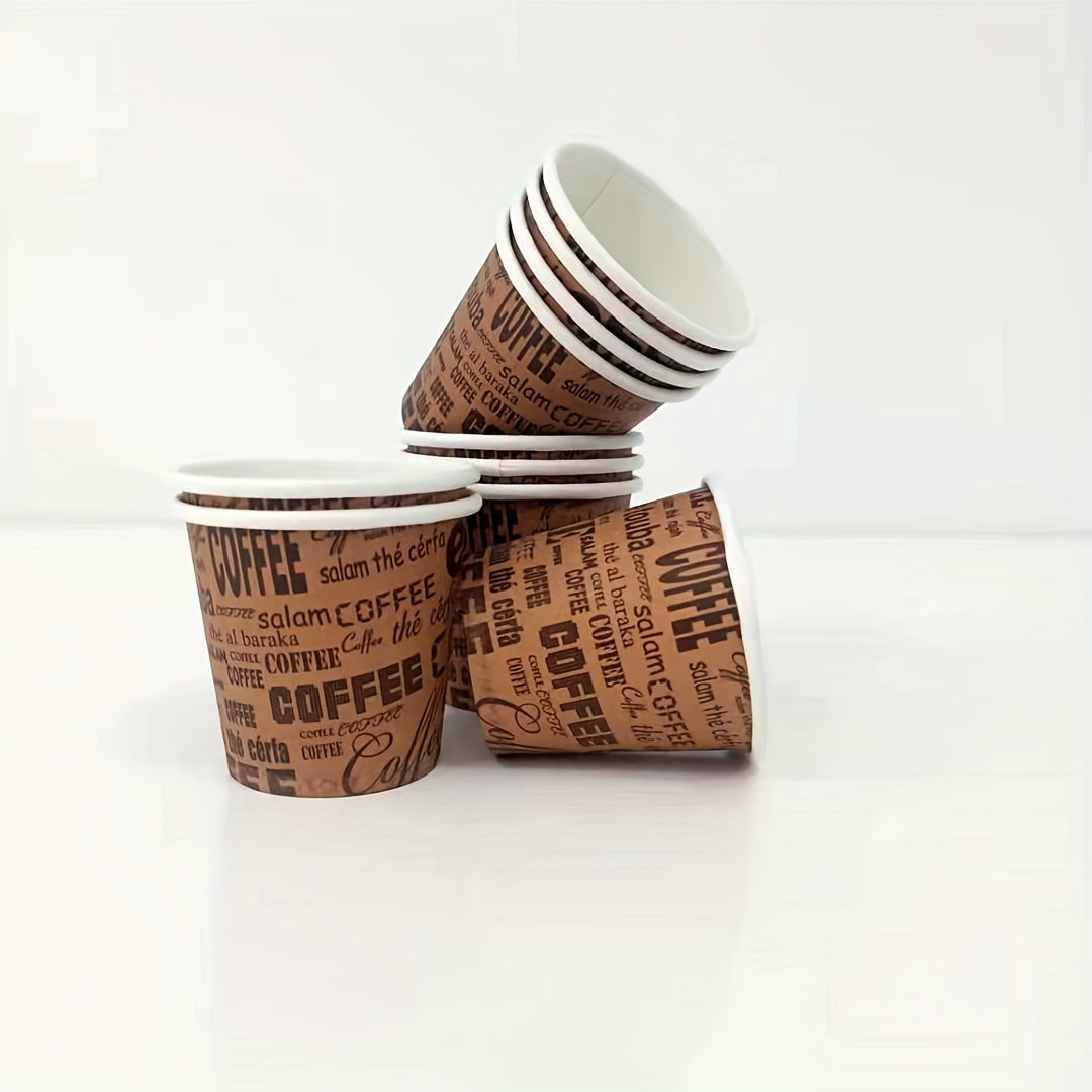 Disposable paper cups available in packs of 50, 100, or 200. These thickened sample cups are perfect for small gatherings, mini shot glasses, beverage tasting, birthdays, weddings, holidays, Halloween, Christmas, New Year's, and other parties. Made from