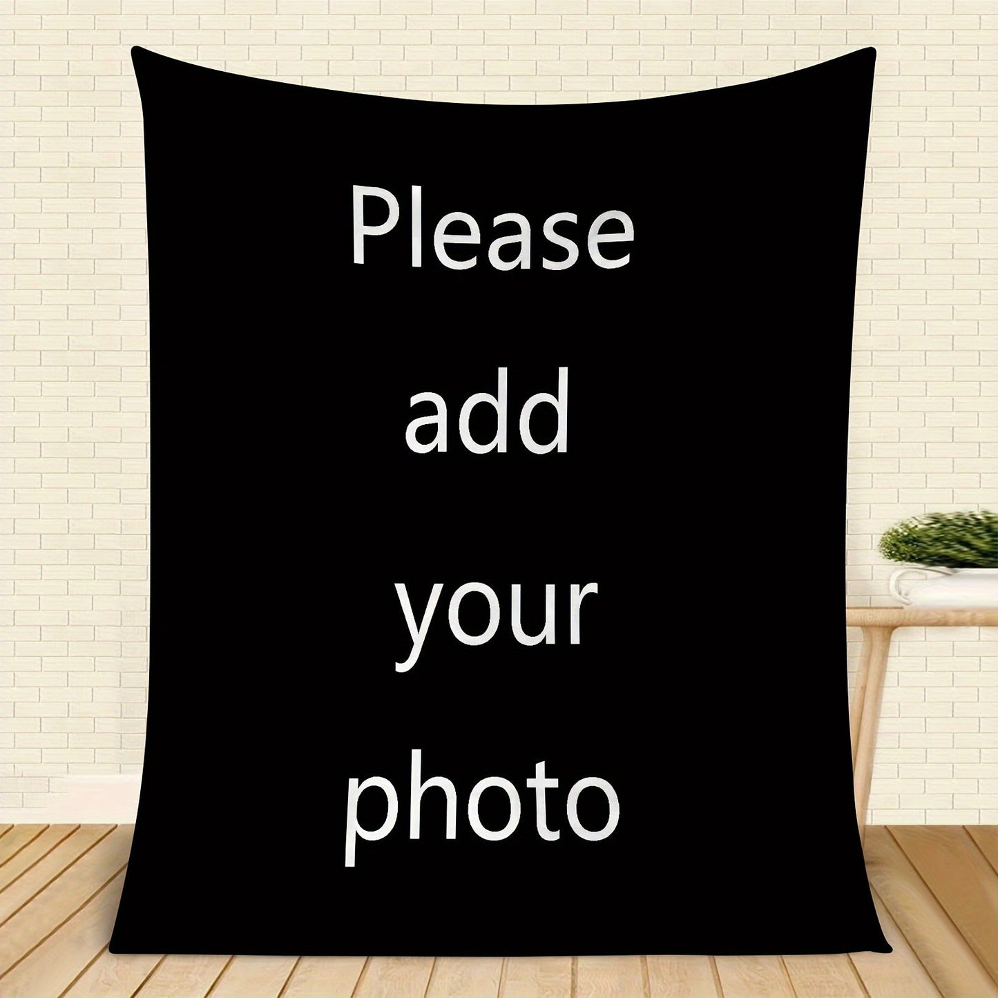 Create Your Own Custom Polyester Flannel Fleece Blanket - Personalized with Your Favorite Photo, Cozy and Soft Throw Perfect for Gifting, Home Decor or Travel - Easy to Clean, Suitable for All Seasons, Stylish and Personalized Touch to Your Space