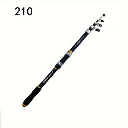 Lightweight and sturdy Telescopic Carbon Fiber Fishing Rod for long-distance casting and sea fishing.