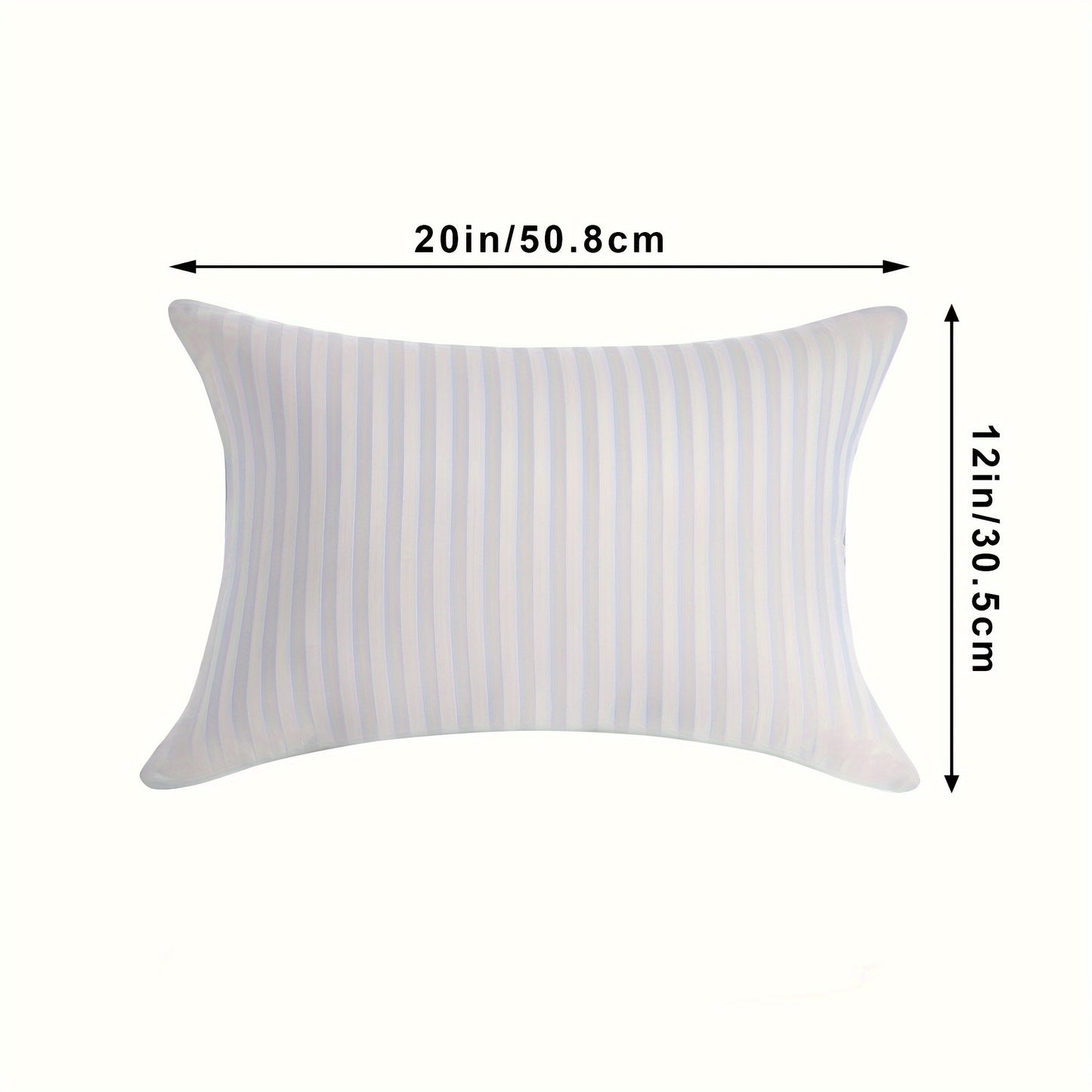 Soft and fluffy 2pc square pillow inserts for bed, sofa, and home decor, with white filling. Perfect for Ramadan.