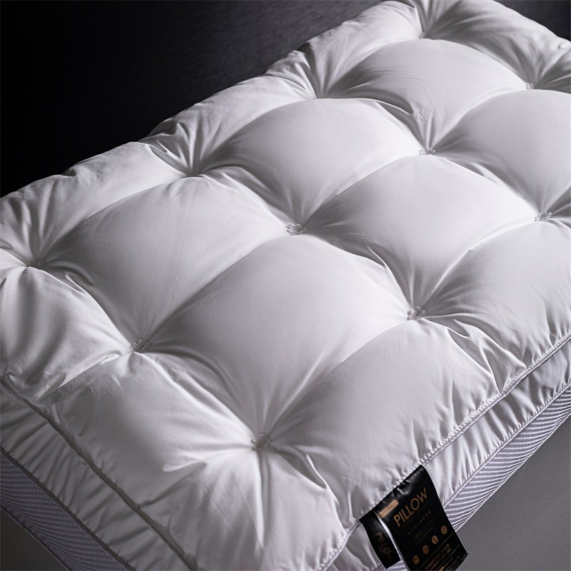 One double-layered, three-dimensional maintenance pillow cushion for ultimate comfort and support, perfect for relaxing and protecting the neck. Ideal for use at home or in hotels, providing a luxurious and enjoyable experience.