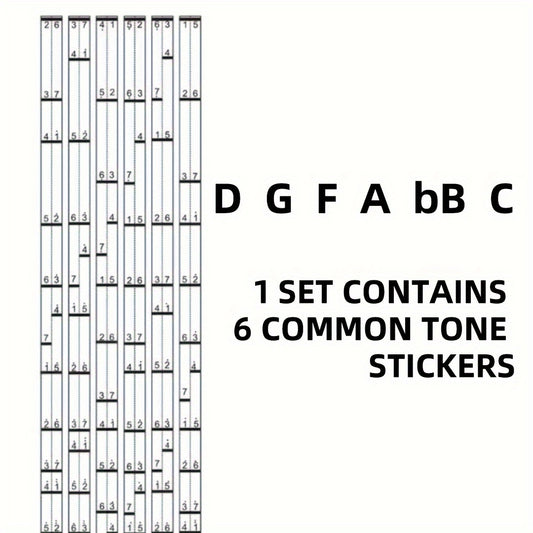 Compare Erhu fretboard stickers for beginners.