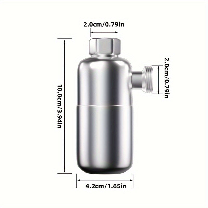 The Soijot Stainless Steel Water Purifier is perfect for home use in kitchens and dining areas. It is 4-point, detachable, and washable, making it an ideal choice for clean and safe drinking water.