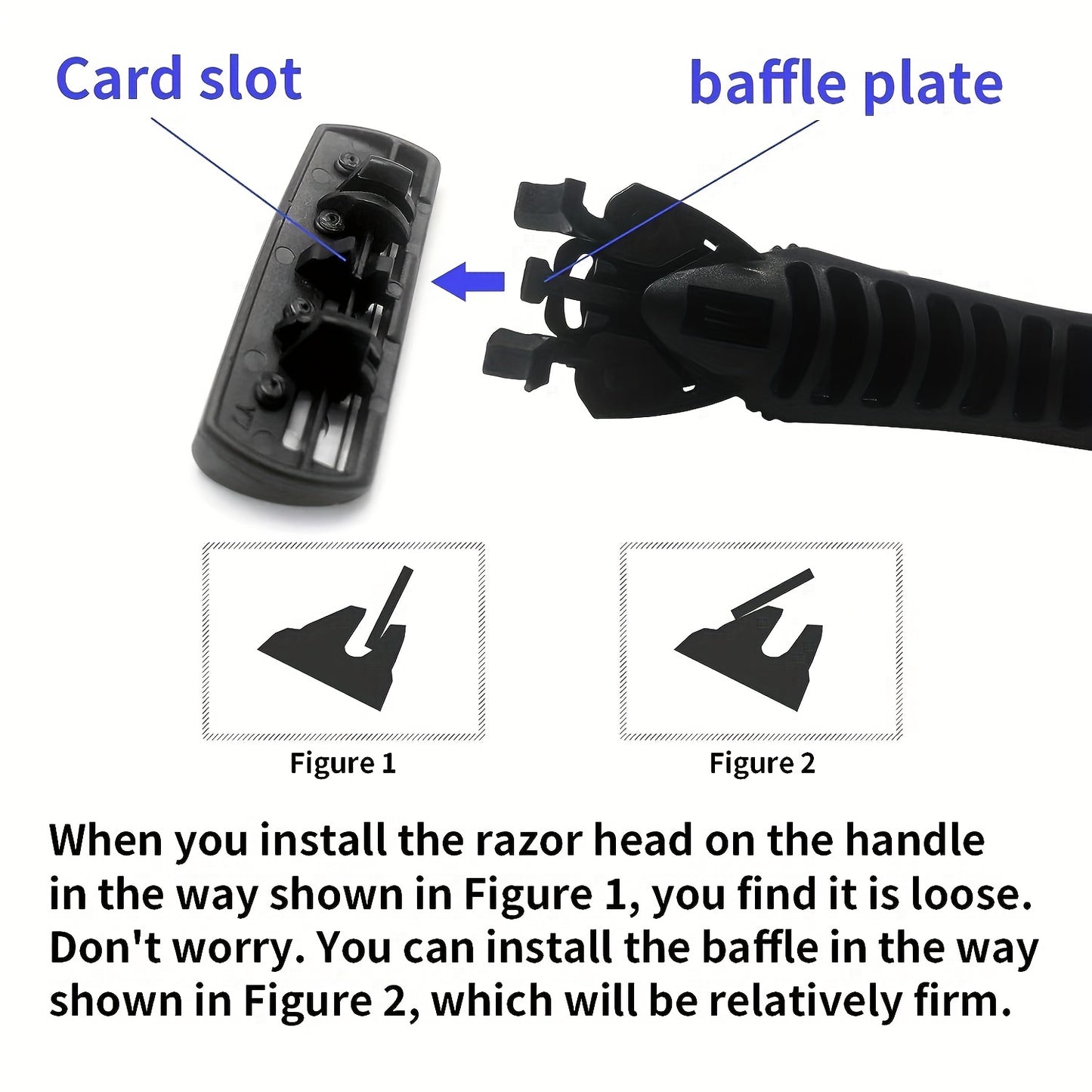 Classic 3-layer Manual Razor Set with multiple refill options for daily face care.