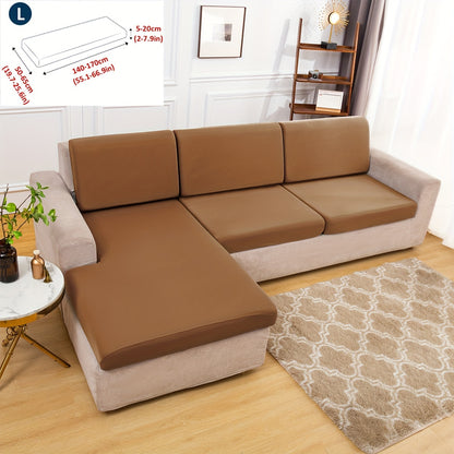 Classic Stretch Sofa Cover, Elastic Band Slipcover for Armchair to Sectional Sofas, Machine Washable Polyester and Spandex Blend, Fits Single to Four Seater Couches.