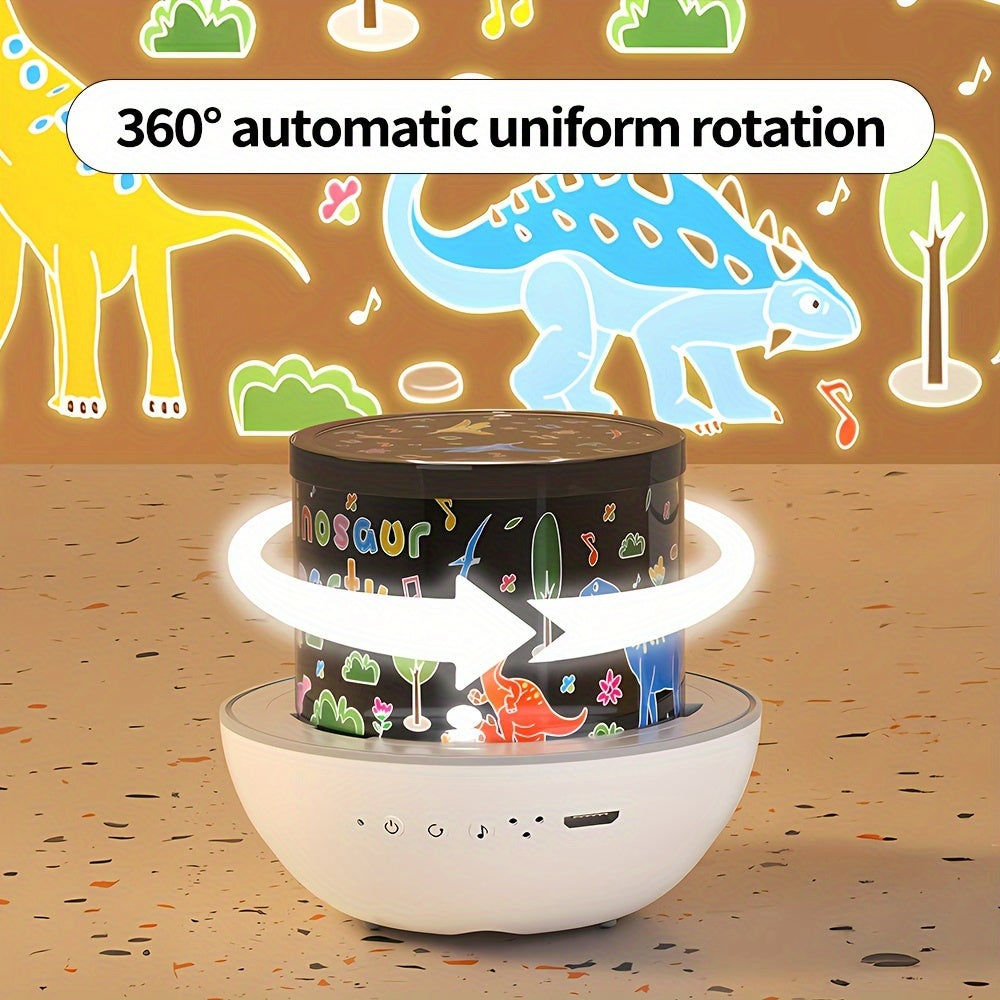 Children's Night Light with Baby Starry Sky Projector and Galaxy Night Light Projector, featuring 360° rotation and 8 music options. This remote control LED light is perfect for boys and girls as a bedside table lamp. Makes a great Christmas or birthday