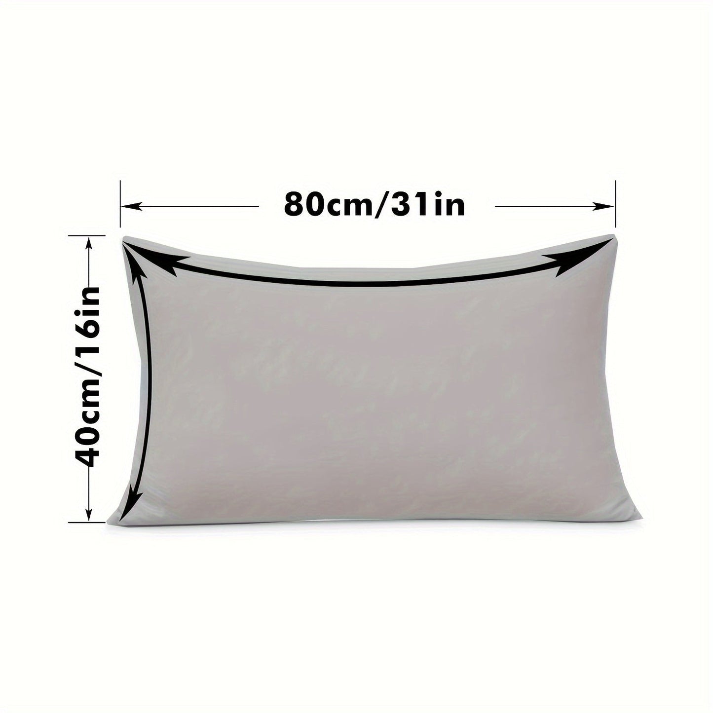 Water-resistant Grey Universal Pillow Protector Cover made from durable, stain-resistant 100% polyester fabric. Machine washable and suitable for home, hotel, or dorm use. Weighing 105gsm.