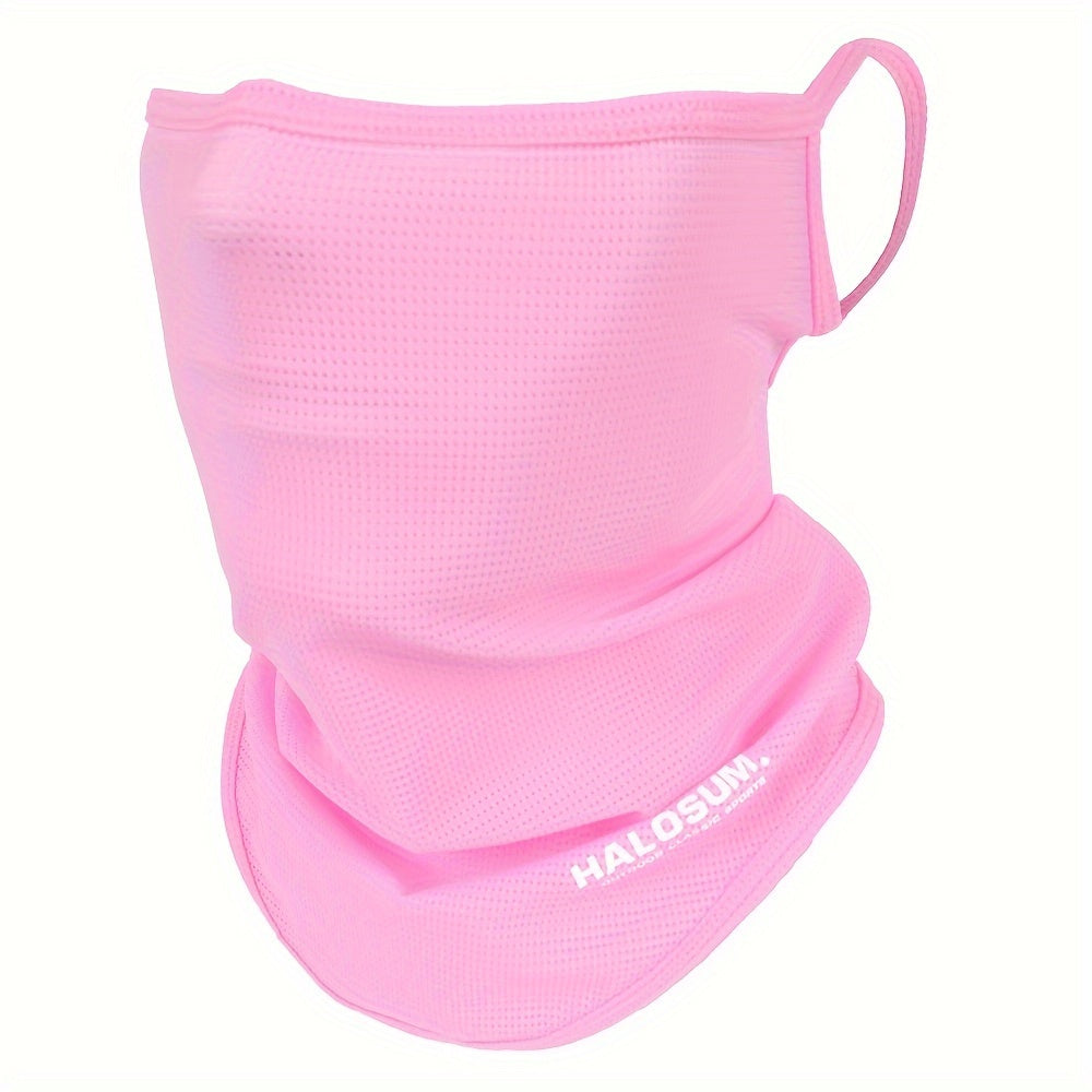 Protect your face with this breathable sun protection mask made of ice silk. Perfect for cycling and outdoor activities, this versatile neck gaiter is windproof and dustproof.