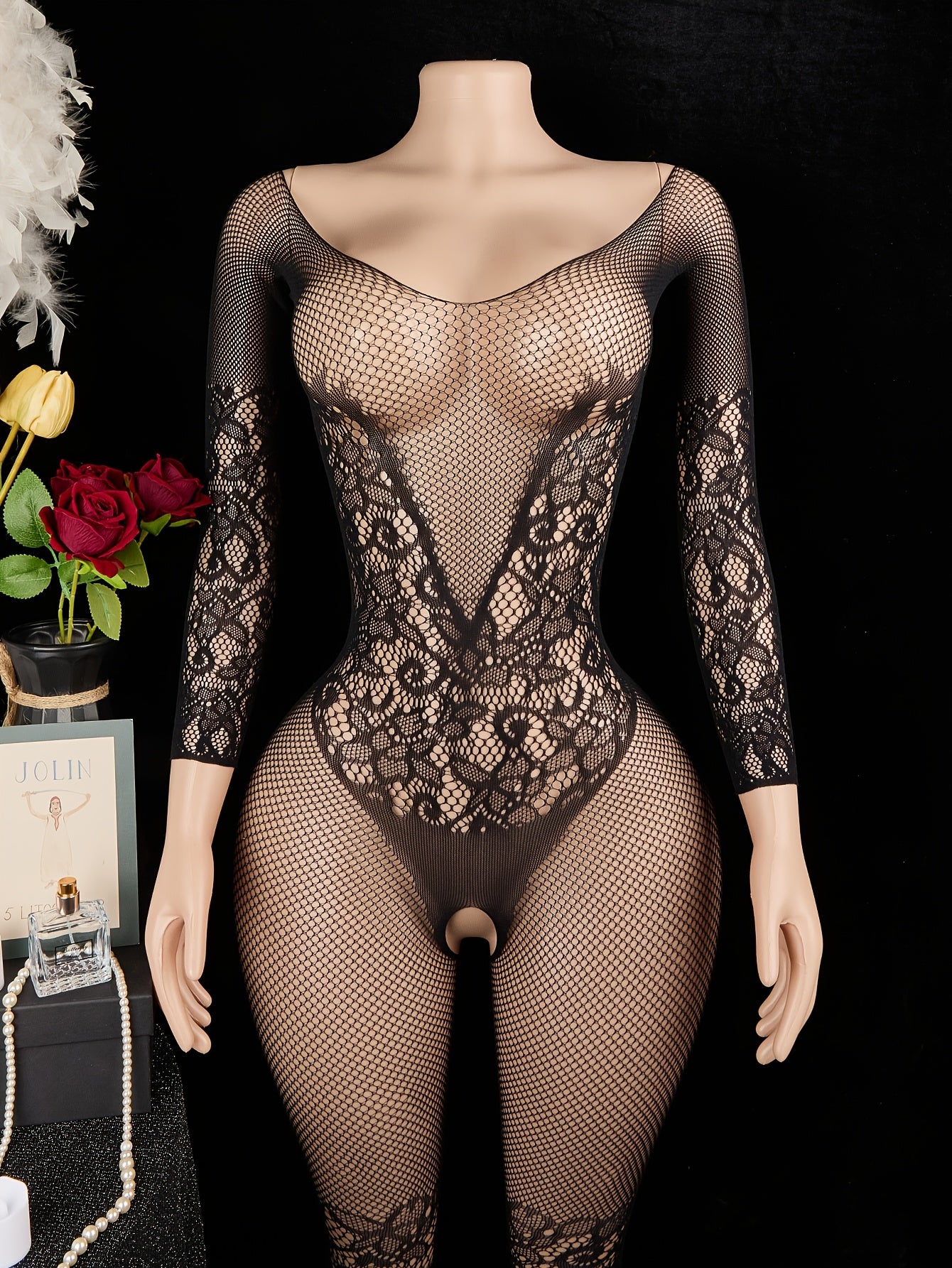 Sensual lingerie, bold bodysuits, and sexy tights for women.