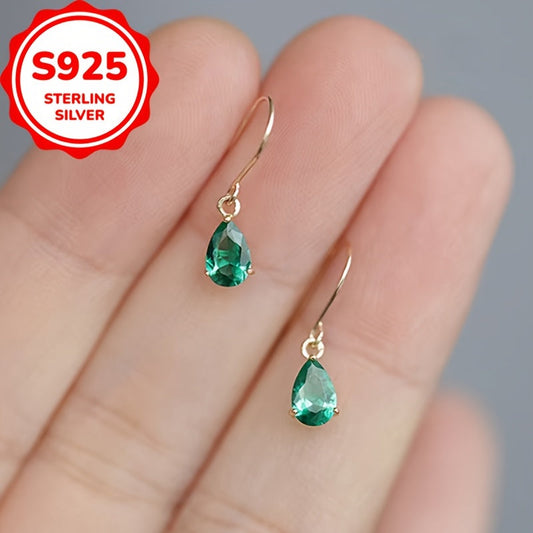 Elegant and simple stylish earrings made with hypoallergenic S925 silver. Featuring a French court style, these luxurious and classical earrings are finished with versatile ear hooks that boast a drop-shaped design for added charm. Perfect for those with