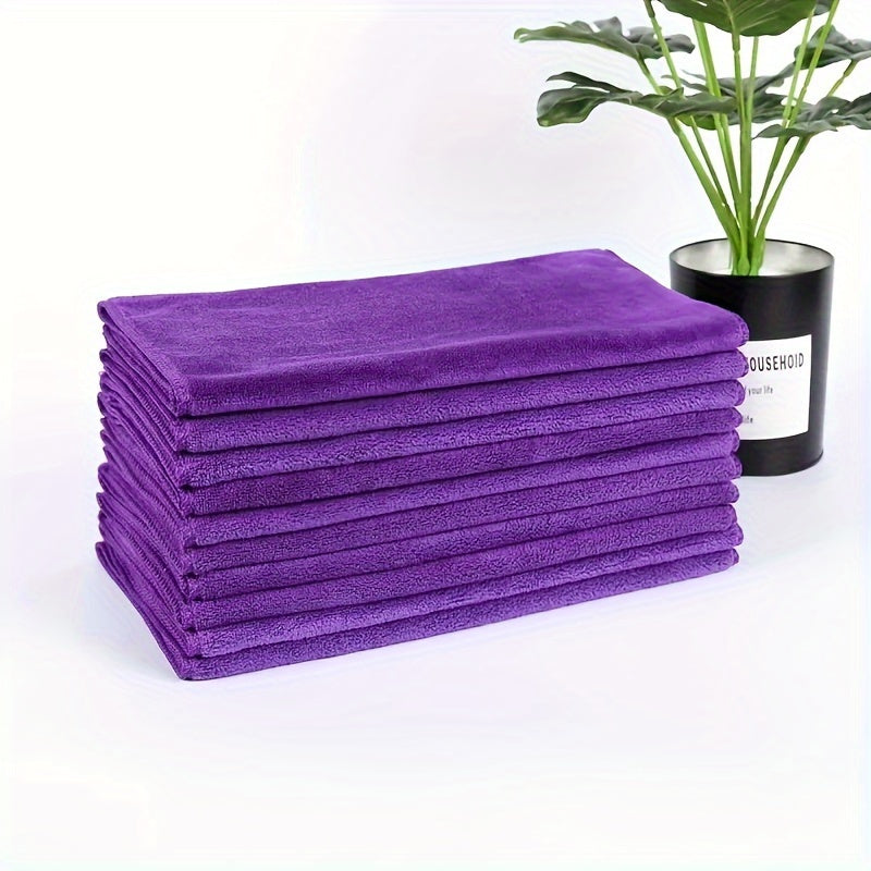 Modern microfiber hair towel with polka dot pattern, soft and quick-dry, perfect for hair care and beauty.