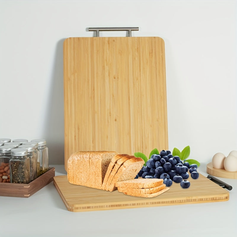 Family Gifts: Nannan Bamboo Chopping Board for the Kitchen, Perfect for Charcuterie Cheese Platters and Cutting Fruits and Vegetables for Meals