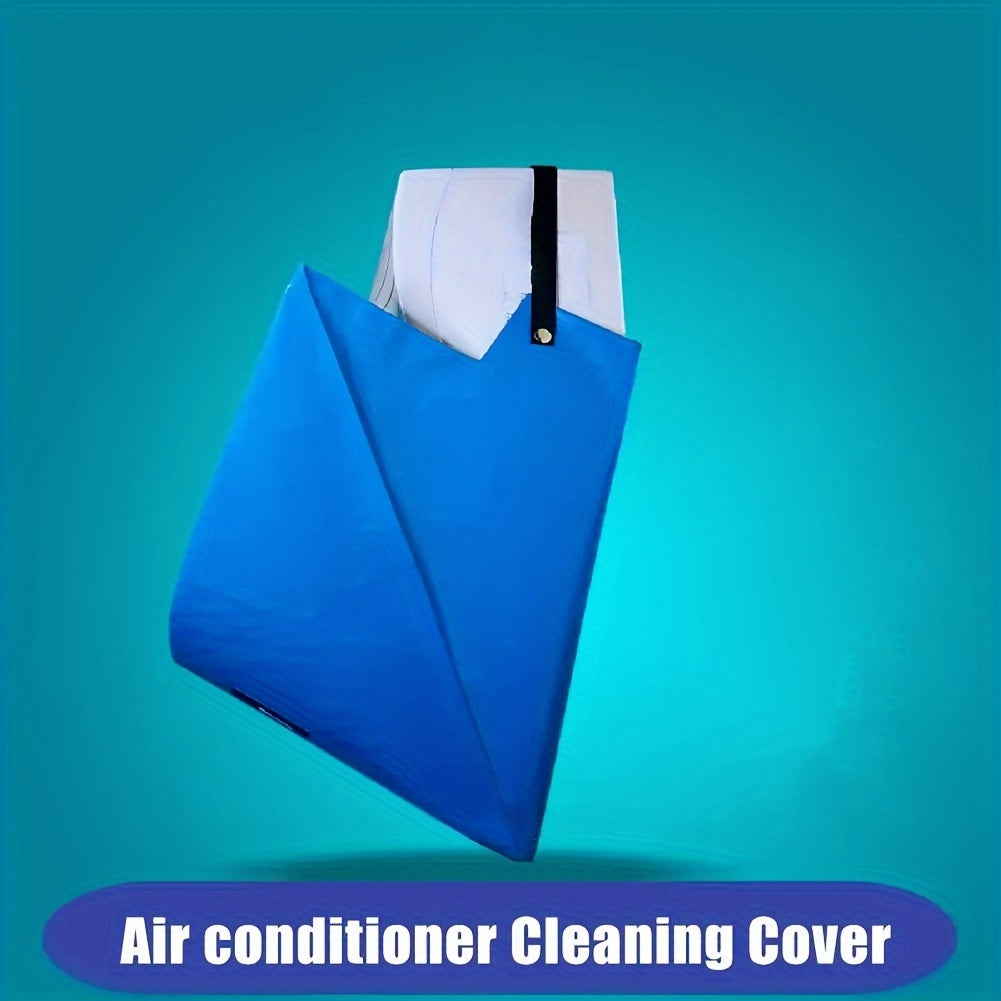 Home Use Deluxe Air Conditioner Cleaning Kit Includes Thickened Dust Cover (95/130cm), Water Bag, Brush, and Towel Set