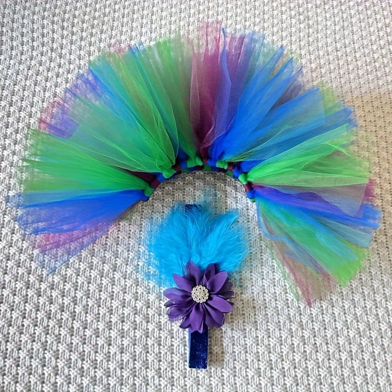 Adorable Ballet Tutu Headband Photography Set, Perfect for Photoshoots, Includes Props and Costume