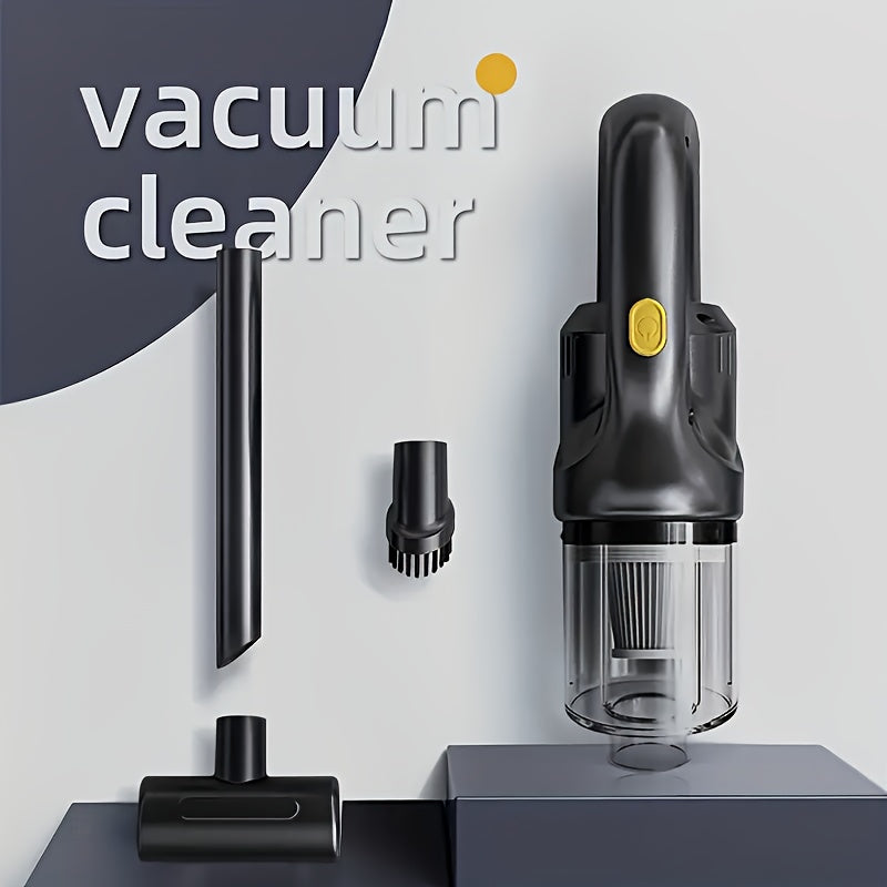 1 rechargeable handheld vacuum cleaner with strong suction and high cleaning efficiency, suitable for both households and cars.