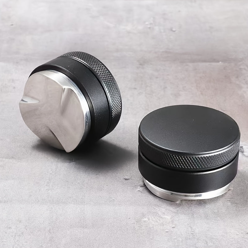 Espresso Coffee Distributor and Tamper Tool Set - Includes 1 piece with 51/53/58mm sizes for perfect coffee distribution and tamping. Ideal for coffee lovers and baristas. Great addition to any coffee bar or as a stylish gift for coffeeware enthusiasts.