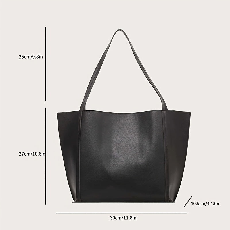 Stylish, lightweight shoulder tote bag with large capacity, suitable for daily use or as a gift.