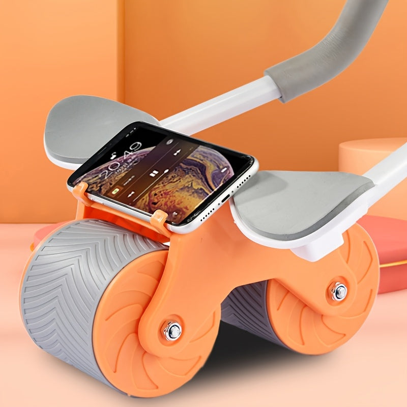 1pc ProFlex ABS Roller with stable gravity center, non-slip handles, and phone holder, ideal for home fitness. Suitable for all ages, made of PP material. Perfect for Ramadan & Thanksgiving