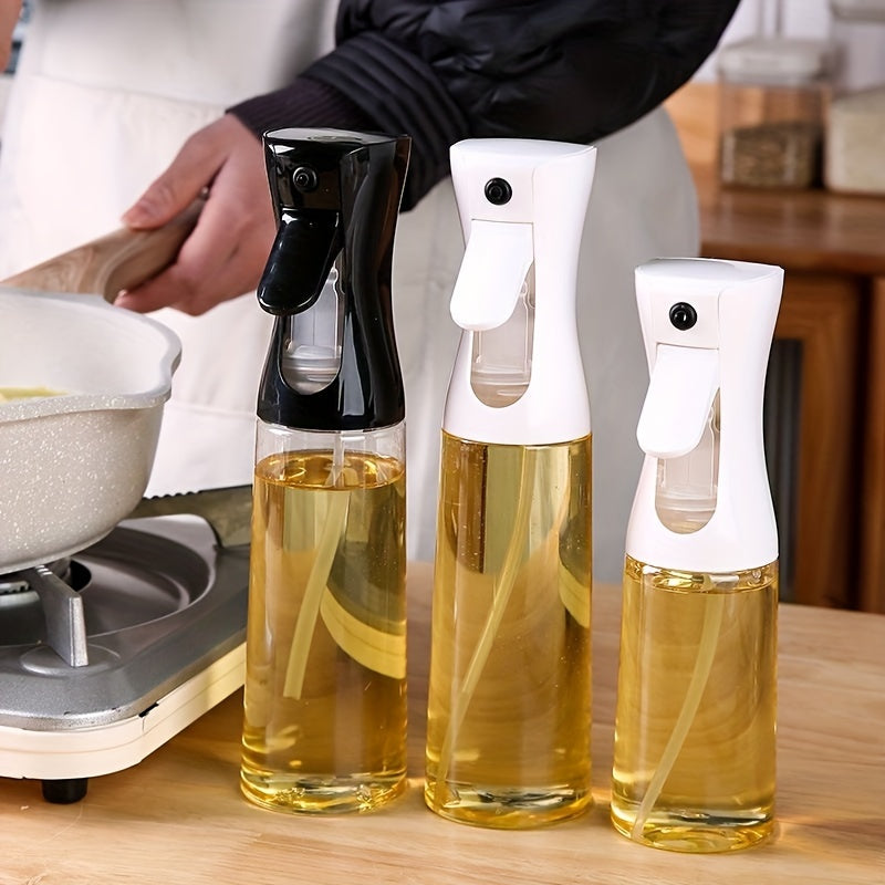 Oil spray bottle for home use, ideal for cooking, suitable for various uses in the kitchen.