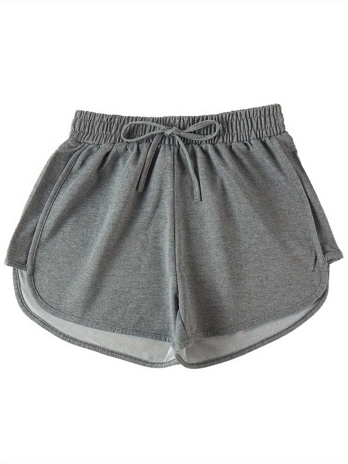 Lounge bottoms with elastic high waist for women's sleep and lounging.