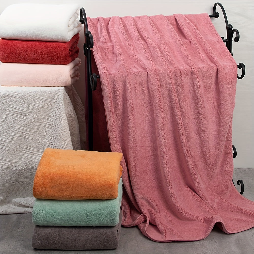 15-piece ultra-soft microfiber towel set in multiple colors, ideal for home and hotel showers.