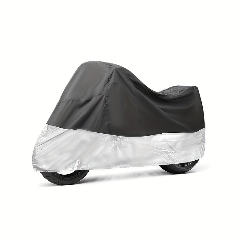 190T Polyester Taffeta Motorcycle Cover with Sun Protection, Sand Resistance, and Dust Shielding, Suitable for Motorcycles and Bicycles.