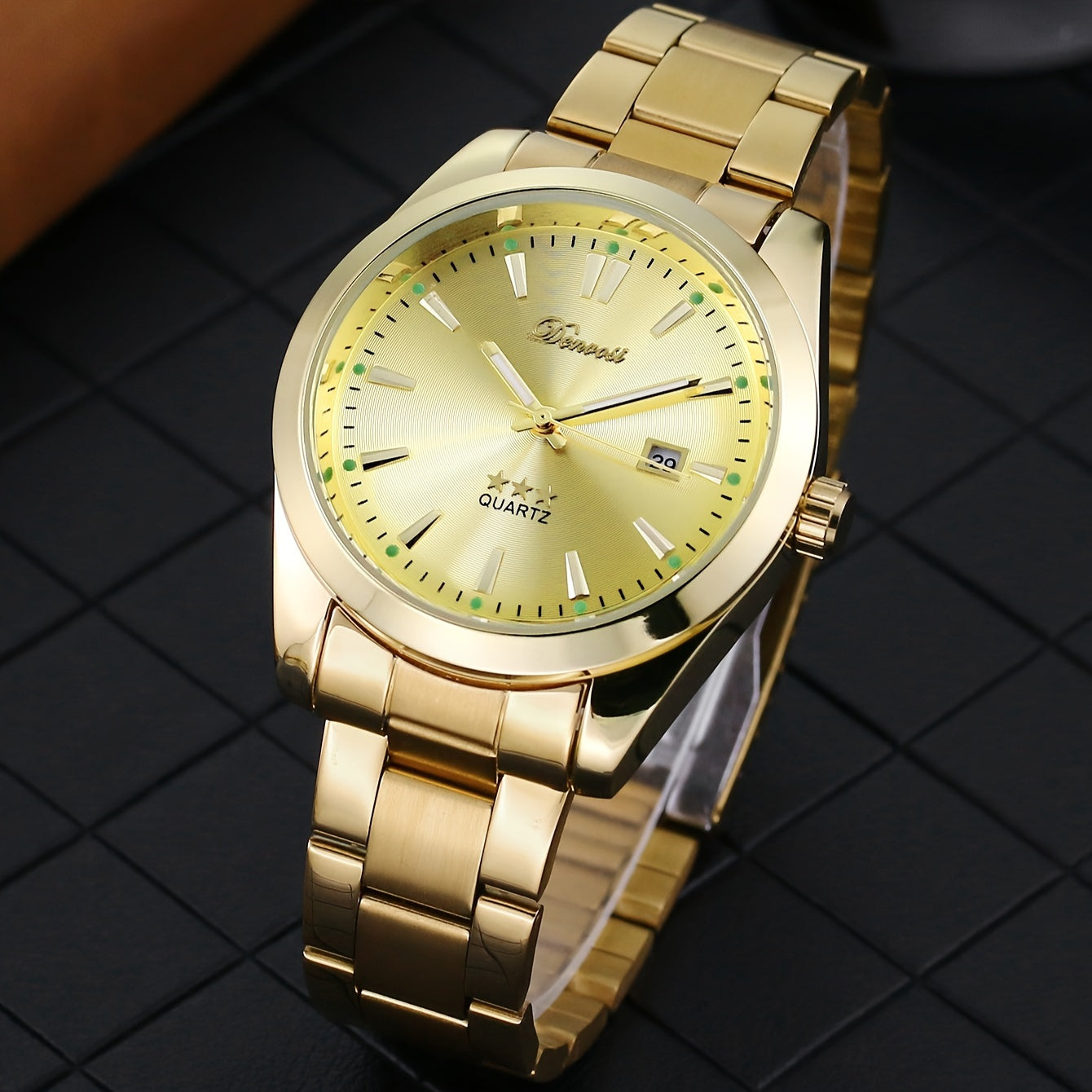 Men's Waterproof Luminous Quartz Watch that is Simple, Versatile, and Casual