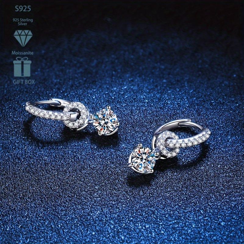 These beautiful Tancise Earrings are crafted from 925 Sterling Silver and feature stunning Moissanite Drops in 5 vibrant colors. Perfect for both everyday wear and special occasions, these earrings make a thoughtful gift for those born in December.