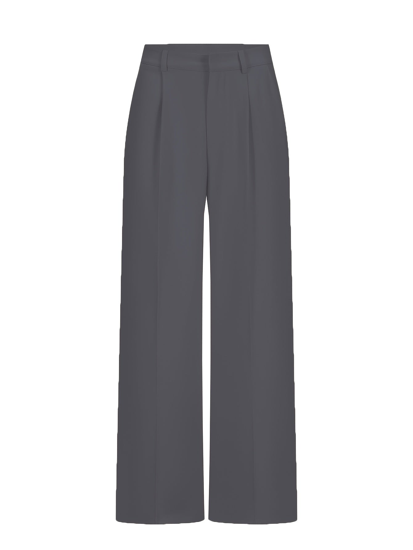 New European and American style straight-leg trousers with a minimalist design and drop feel, perfect for all seasons in a wide-leg cut.