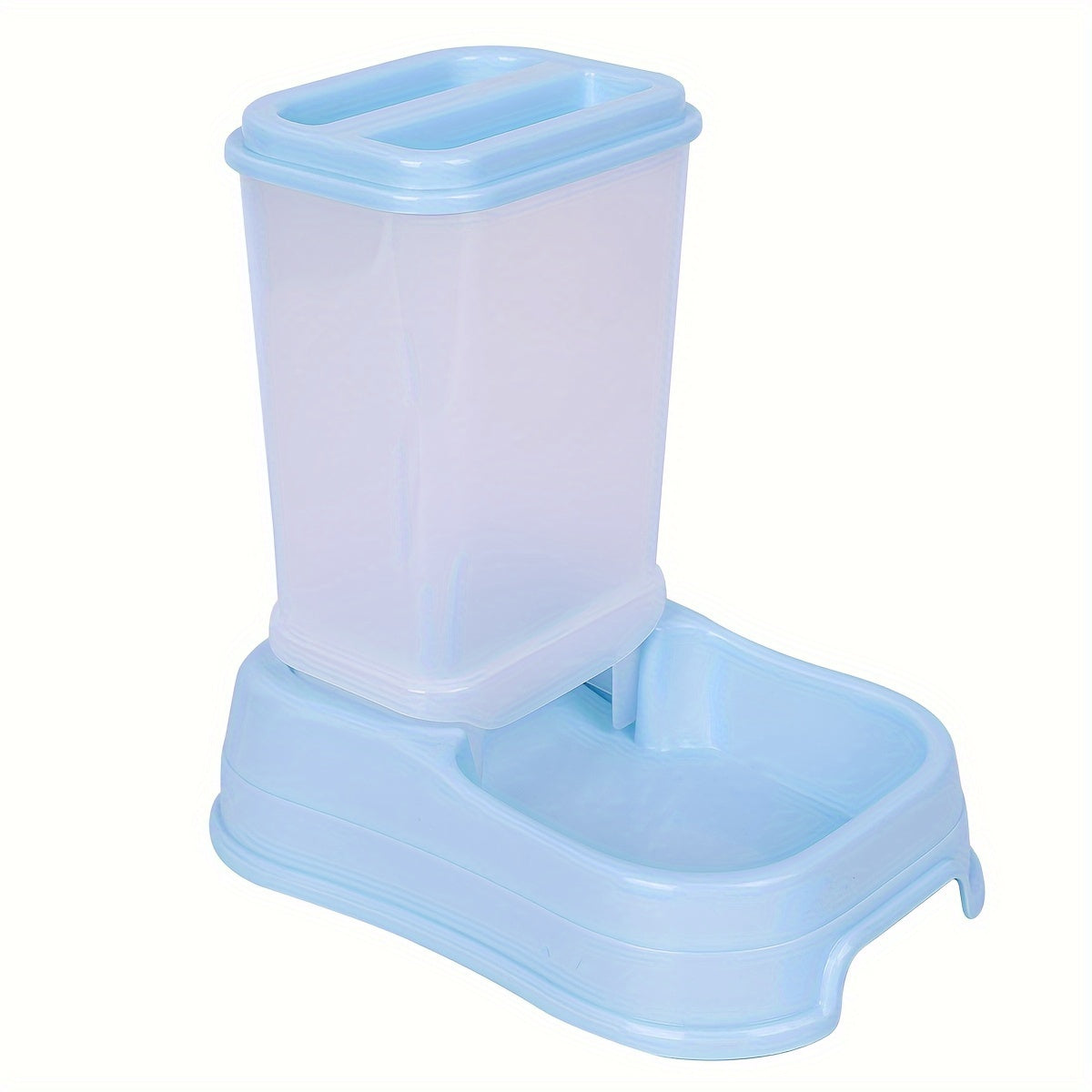 Super Large Capacity Automatic Pet Feeder - Non-Electric, Ideal for Cats & Dogs Indoor Use.