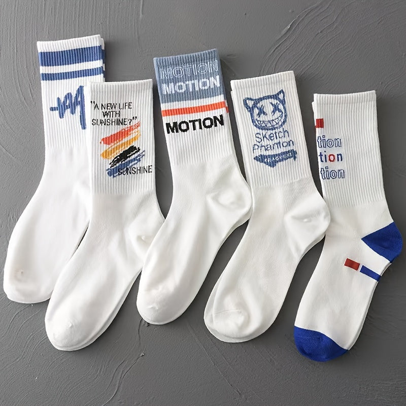 Send a random assortment of 5 or 10 pairs of trendy sports and mid-calf socks.