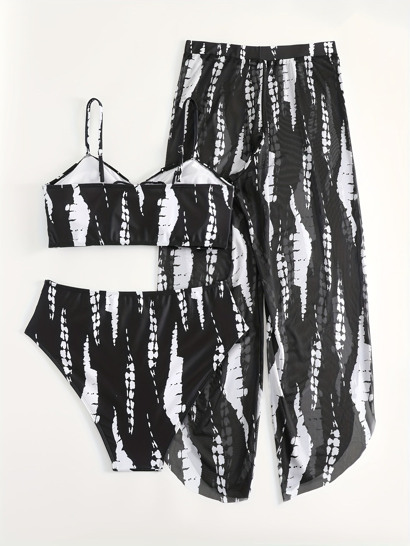 3pcs Swimsuit Set in Large Size