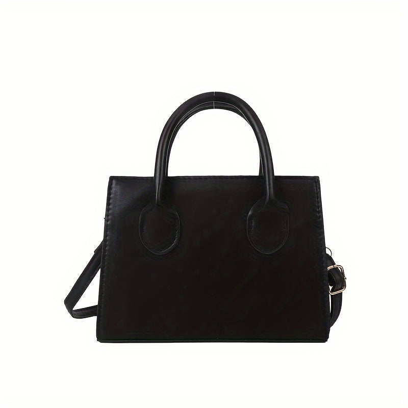 Mini square handbag for women, versatile for casual and formal occasions, with zipper closure and adjustable shoulder strap.