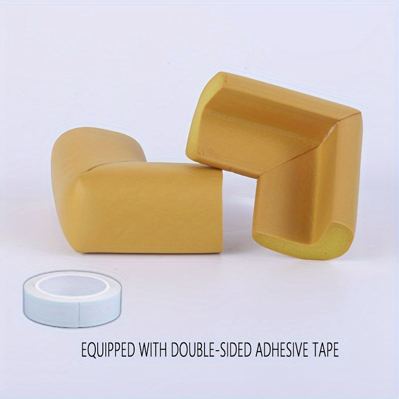 Soft and phthalate-free nitrile foam edge protectors designed for youngsters, offering extra thickness and an L-shaped design for maximum safety on tables and coffee tables.