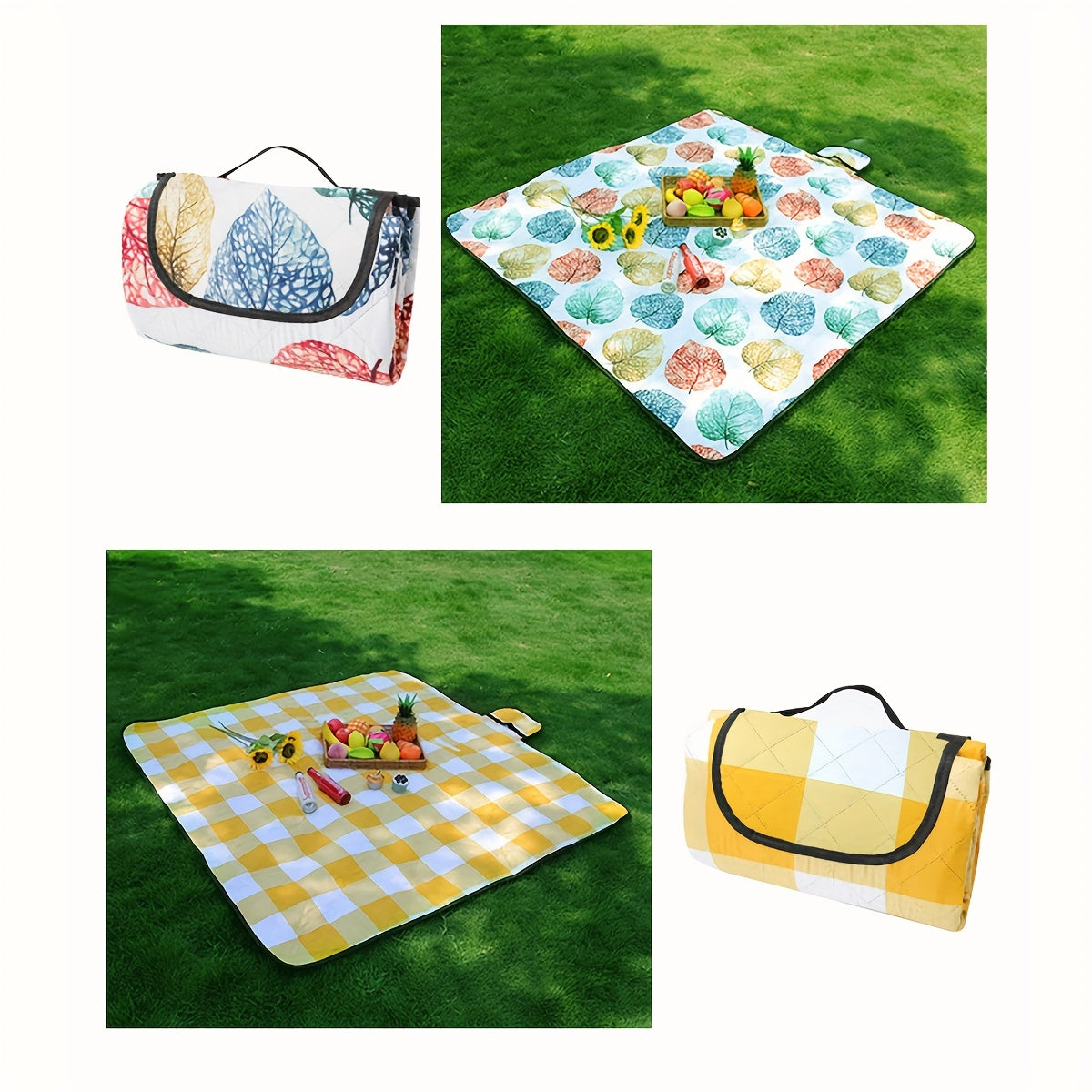 Children's Play Mat - 2x2m Size, Non-Slip, Waterproof, and Foldable for Safe Crawling and Playing