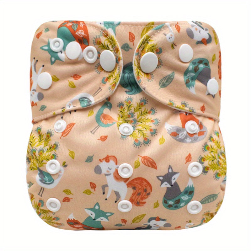 Reusable, Adjustable Baby Cloth Diaper - Ideal for Boys and Girls - No Insert Necessary. Great for Christmas, Halloween, or Thanksgiving Gift.