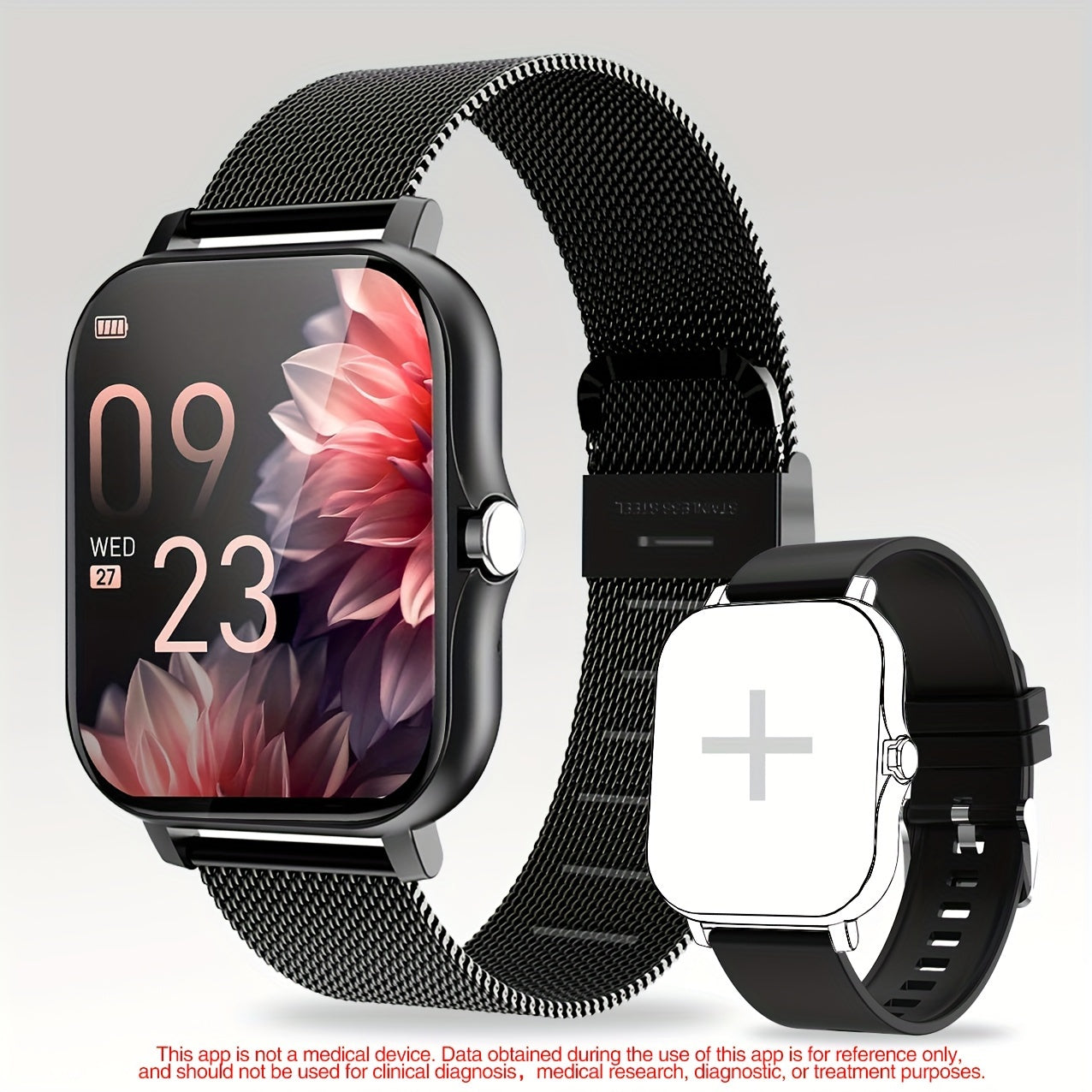 Introducing the New 2024 Smart Watch with Call Making and Answering Features, Full Touch Wireless Calling Capability, Fitness Tracking for Smartphones, Compatible with Android and IOS Devices. Perfect for Mother's Day, Father's Day, Valentine's Day