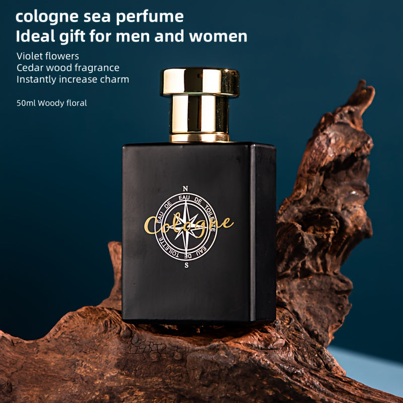 50ml Cologne Ocean Perfume, perfect for Men and Women for parties and dates. Enhances temperament with its woody floral fragrance, suitable for room and bedroom. Long-lasting scent with a