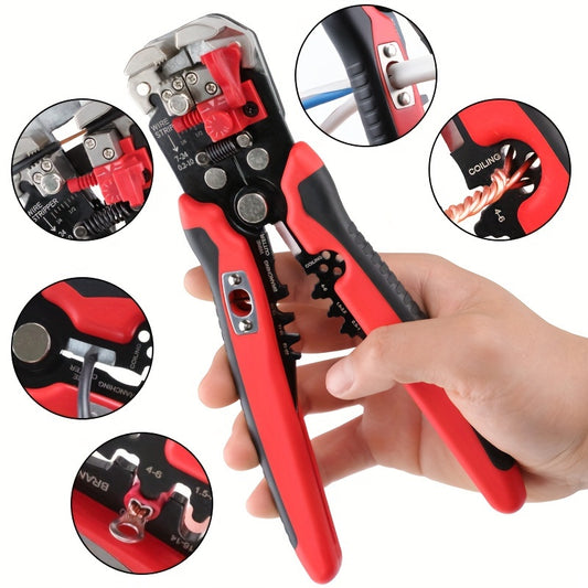 5-in-1 Automatic Wire Stripping Pliers for Crimping, Cutting, Splitting, and Merging Wires